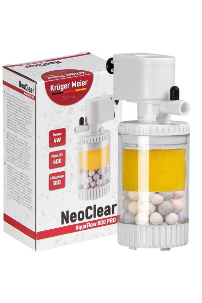 Внутрішній фільтр Kruger Meier NeoClear 600 з біофільтрацією для акваріумів 20–40 літрів