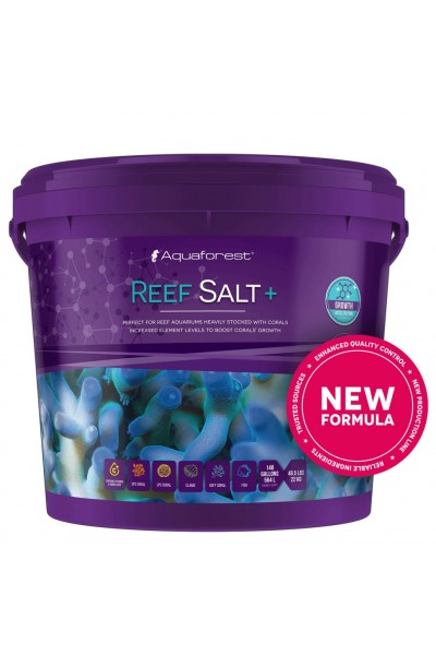 Сіль морська для SPS та LPS коралів Aquaforest Reef Salt Plus 22 кг з підвищеним Ca, Mg та KH