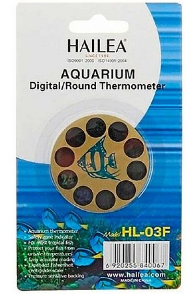 Термометр аквариумный LCD Hailea HL-03F